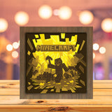 Minecraft 2 - Paper Cutting Light Box - LightBoxGoodman - LightboxGoodman