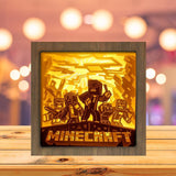 Minecraft - Paper Cutting Light Box - LightBoxGoodman - LightboxGoodman