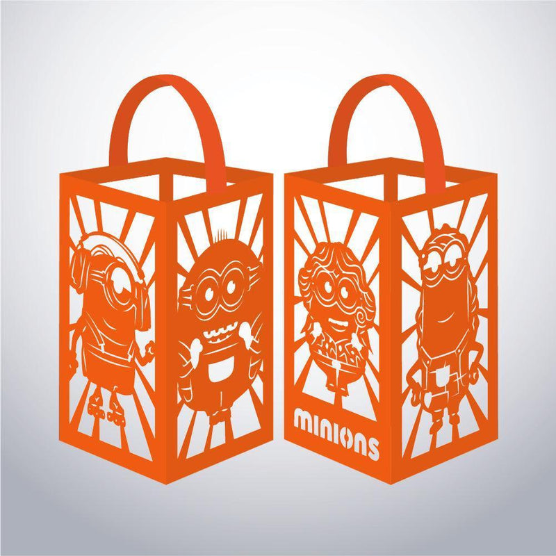 Minions - Paper Cut Lantern File - Cricut File - 10x16cm - LightBoxGoodMan - LightboxGoodman