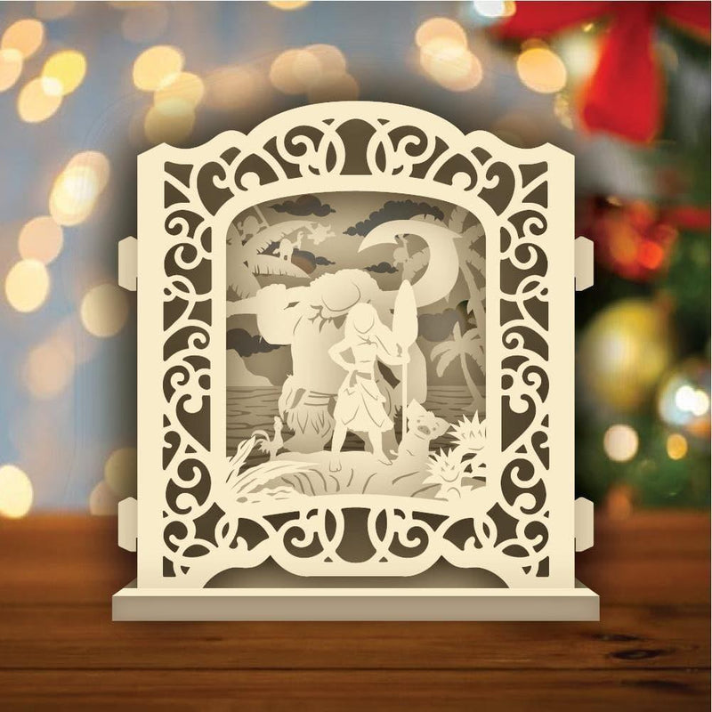 Moana - Pop-up Light Box File - Cricut File - LightBoxGoodMan - LightboxGoodman