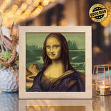 Mona Lisa – Paper Cut Light Box File - Cricut File - 8x8 inches - LightBoxGoodMan - LightboxGoodman