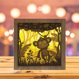Monkey Jungle - Paper Cutting Light Box - LightBoxGoodman