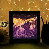 Monkey Jungle - Paper Cutting Light Box - LightBoxGoodman - LightboxGoodman