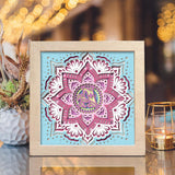 Monogram Mandala – Paper Cut Light Box File - Cricut File - 20x20cm - LightBoxGoodMan - LightboxGoodman