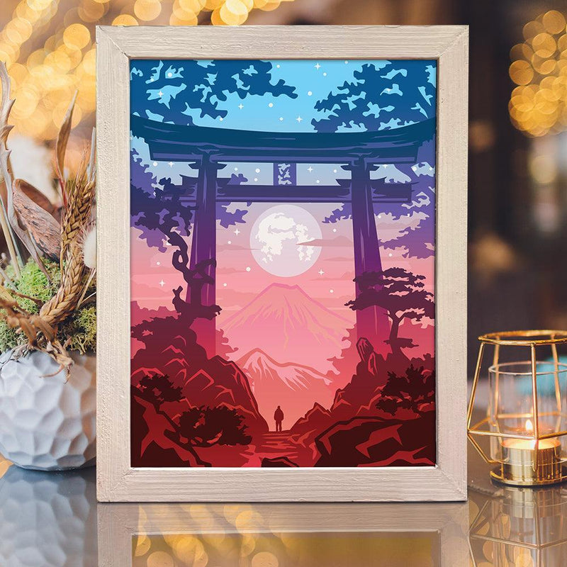 Moonlight – Paper Cut Light Box File - Cricut File - 8x10 Inches - LightBoxGoodMan - LightboxGoodman