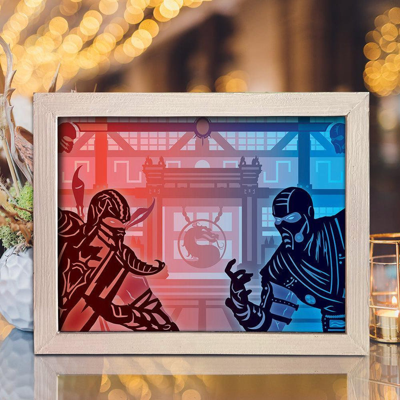 Mortal Kombat - Paper Cut Light Box File - Cricut File - 20x26cm - LightBoxGoodMan - LightboxGoodman