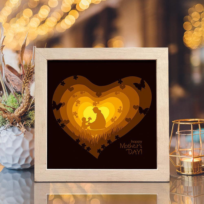 Mother 1 – Paper Cut Light Box File - Cricut File - 8x8 inches - LightBoxGoodMan - LightboxGoodman