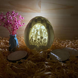 Mother's Day 3 - Easter Egg 3D Pop-up File - Cricut File - 5.8x4.8" - LightBoxGoodMan - LightboxGoodman