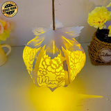 Mother's Day - 3D Bell Flower Lantern File - Cricut File - LightBoxGoodMan - LightboxGoodman