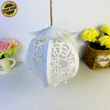 Mother's Day - 3D Bell Flower Lantern File - Cricut File - LightBoxGoodMan - LightboxGoodman