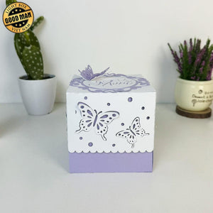 Mother's Day 4 - Surprise Gift Papercut Lightbox File - 4x4" - Cricut File - LightBoxGoodMan - LightboxGoodman