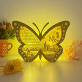 Mother's Day -  Butterfly Papercut Lightbox File - 6.6x9.2