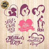 Mother's Day - Cricut File - Svg, Png, Dxf, Eps - LightBoxGoodMan - LightboxGoodman