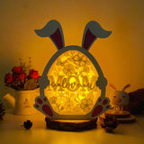 Mother's Day - Paper Cut Bunny Light Box File - Cricut File - 9,7x7,5 Inches - LightBoxGoodMan
