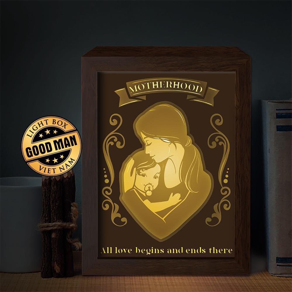 Motherhood – Paper Cut Light Box File - Cricut File - 8x10 Inches - LightBoxGoodMan - LightboxGoodman