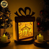 Nativity 2 - Paper Cut Gift Light Box File - Cricut File - 21x16cm - LightBoxGoodMan - LightboxGoodman