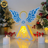 Nativity - Paper Cut Angel Light Box File - Cricut File - 8x8 inches - LightBoxGoodMan - LightboxGoodman