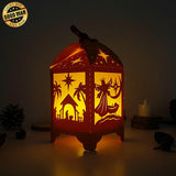 Nativity - Paper Cut Lantern File - Cricut File - 10,5x20,6cm - LightBoxGoodMan - LightboxGoodman