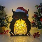 Nativity Scene - Paper Cut Owl Light Box File - Cricut File - 25x20 cm - LightBoxGoodMan