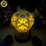 Nativity - Snowball Lantern File - Cricut File - LightBoxGoodMan - LightboxGoodman