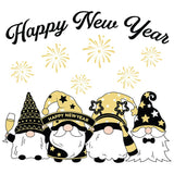 New Year Gnomes - Cricut File - Svg, Png, Dxf, Eps - LightBoxGoodMan
