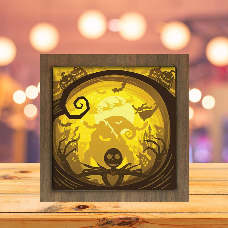 Nightmare Before Christmas 3 - Paper Cutting Light Box - LightBoxGoodman - LightboxGoodman