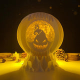 Nightmare Before Christmas - 3D Pop-up Light Box Globe File - Cricut File - LightBoxGoodMan