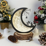 Nightmare Before Christmas - Paper Cut Moon Light Box File - Cricut File - 16x16cm - LightBoxGoodMan - LightboxGoodman