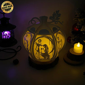 Nightmare Before Christmas - Pumpkin Lantern File - Cricut File - LightBoxGoodMan - LightboxGoodman