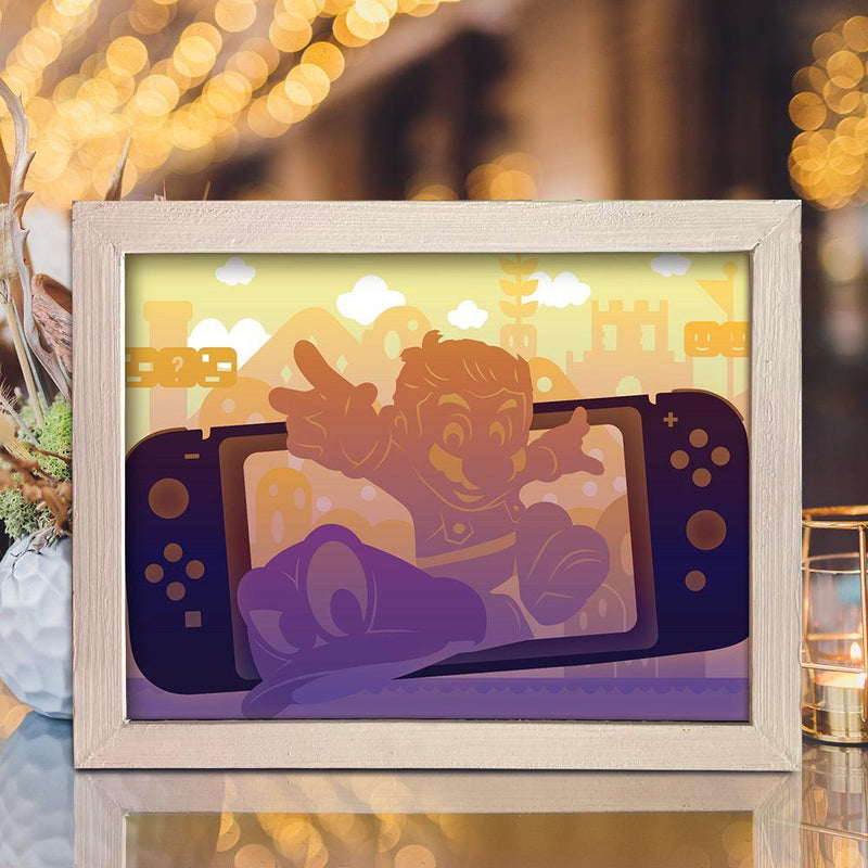 Nintendo Switch – Paper Cut Light Box File - Cricut File - 20x26cm - LightBoxGoodMan - LightboxGoodman