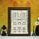 Notre-Dame de Paris - Paper Cut Light Box File - Cricut File - 8x10 Inches - LightBoxGoodMan - LightboxGoodman