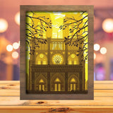 Notre-Dame de Paris - Paper Cutting Light Box - LightBoxGoodman