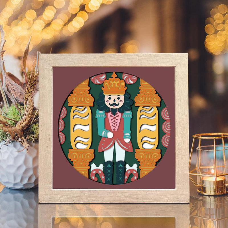 Nutcracker 2 - Paper Cut Light Box File - Cricut File - 20x20cm - LightBoxGoodMan - LightboxGoodman