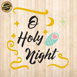 O Holy Night - Cricut File - Svg, Png, Dxf, Eps - LightBoxGoodMan - LightboxGoodman