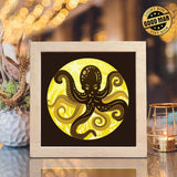 Octopus 2 – Paper Cut Light Box File - Cricut File - 8x8 inches - LightBoxGoodMan - LightboxGoodman