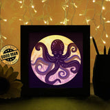 Octopus 2 - Paper Cutting Light Box - LightBoxGoodman - LightboxGoodman