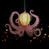 Octopus 3 - 3D Octopus Lantern File - 8.2x10.7" - Cricut File - LightBoxGoodMan - LightboxGoodman