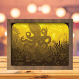 Octopus - Paper Cutting Light Box - LightBoxGoodman - LightboxGoodman
