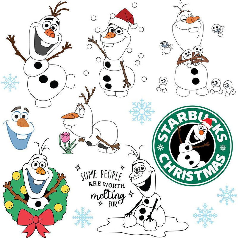 Olaf Frozen - Cricut File - Svg, Png, Dxf, Eps - LightBoxGoodMan - LightboxGoodman