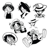 One Piece Luffy - Cricut File - Svg, Png, Dxf, Eps - LightBoxGoodMan