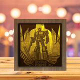 Optimus Prime - Paper Cutting Light Box - LightBoxGoodman - LightboxGoodman