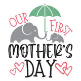 Our First Mother's Day - Cricut File - Svg, Png, Dxf, Eps - LightBoxGoodMan - LightboxGoodman