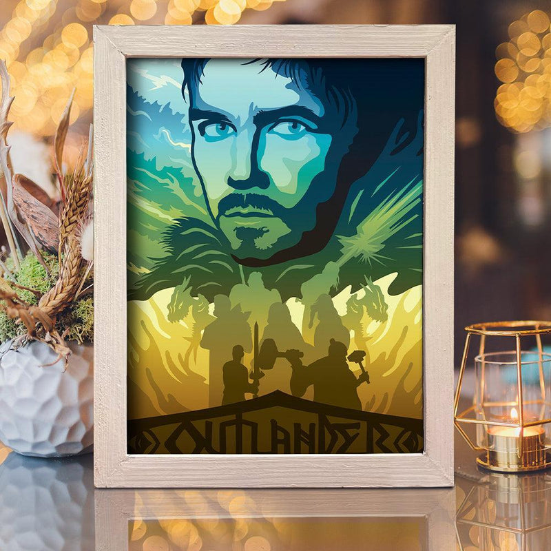 Outlander – Paper Cut Light Box File - Cricut File - 20x26cm - LightBoxGoodMan - LightboxGoodman