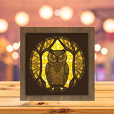 Owl 2 - Paper Cutting Light Box - LightBoxGoodman