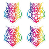 Owl Spectrum Stickers - Cricut File - Svg, Png, Dxf, Eps - LightBoxGoodMan - LightboxGoodman