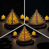 Pack 3 Christmas 1 - Pine Lantern File - Cricut File - LightBoxGoodMan