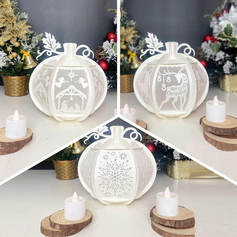 Pack 3 Christmas 1 - Pumpkin Lantern File - Cricut File - LightBoxGoodMan - LightboxGoodman