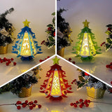 Pack 3 Christmas 2 - Pine Lantern File - Cricut File - 8x9,5 Inches - LightBoxGoodMan - LightboxGoodman
