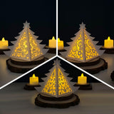 Pack 3 Christmas 2 - Pine Lantern File - Cricut File - LightBoxGoodMan