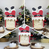 Pack 3 Christmas 3 - Paper Cut Santa Light Box File - Cricut File - 28,4x14,7cm - LightBoxGoodMan - LightboxGoodman